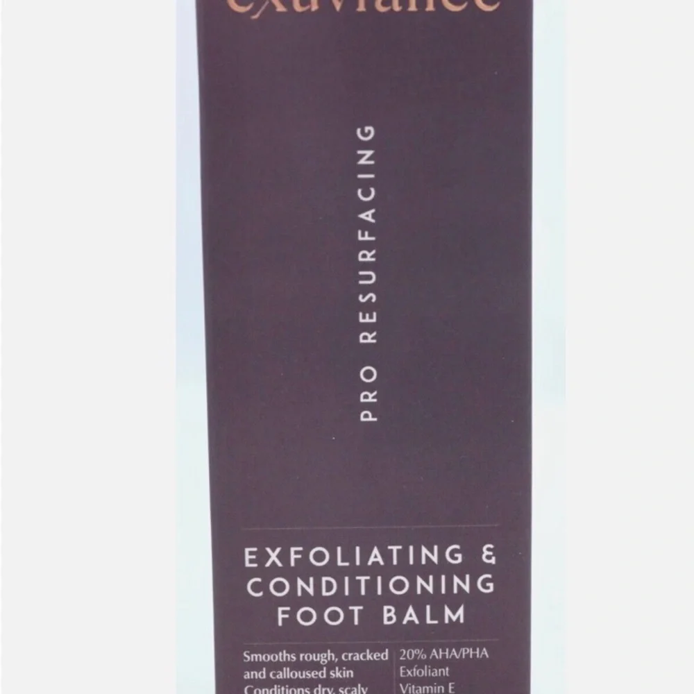 Exuviance Exfoliating & Conditioning Foot Balm NIB 1.7 oz New in Box NIB